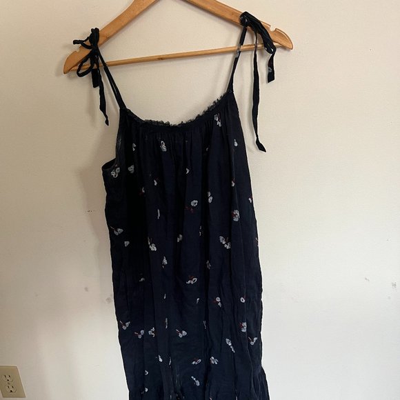 FINAL SALE Hatch Tie Shoulder Floral Maxi Dress - Picture 4 of 4